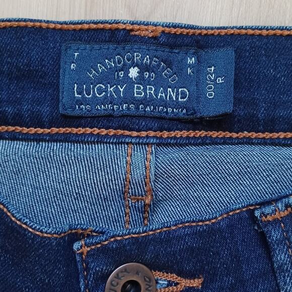 Lucky Brand Mid-Rise Sweet Boot Jeans Dark Wash 24W (Runs Big) - Picture 12 of 12